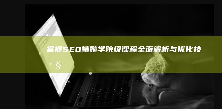 掌握SEO精髓：学院级课程全面解析与优化技巧